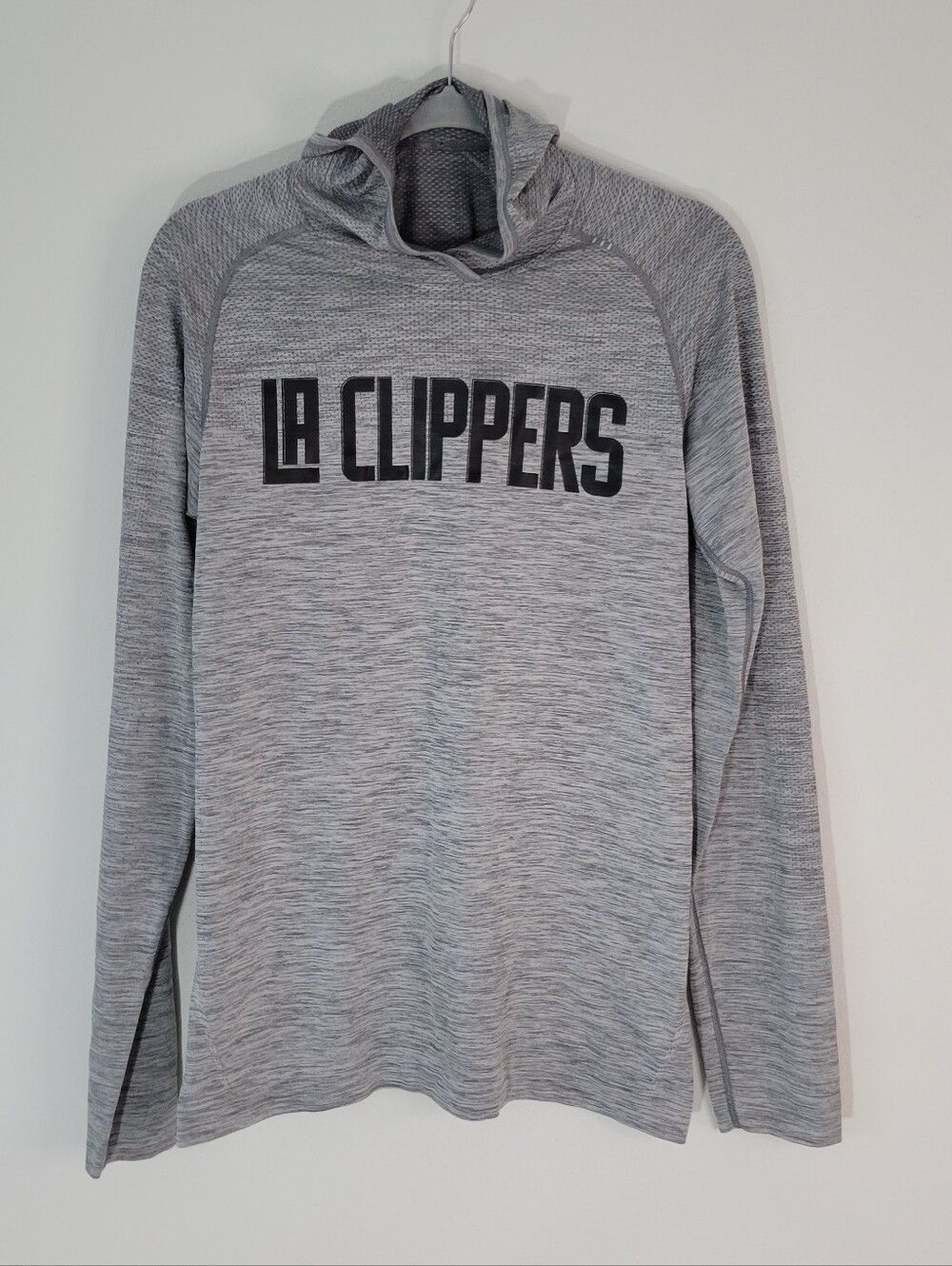 LA Clippers Men's Gray  Crewneck Hoodie Sweatshirt Size S